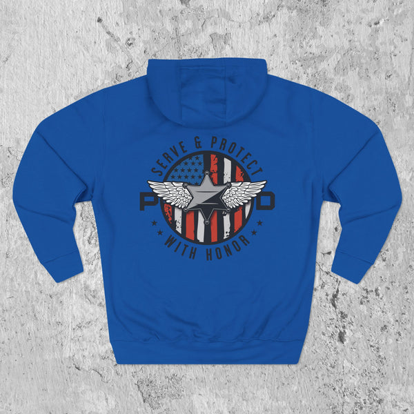 Police Department U.S. Flag | Graphic Hoodie