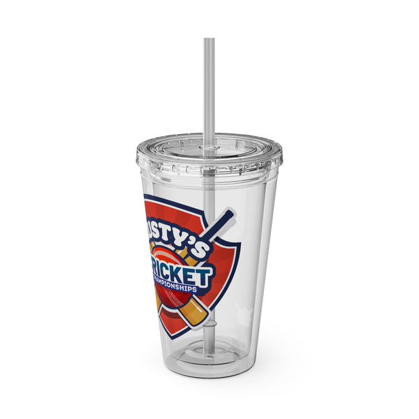 Rusty's Cricket Sunsplash Tumbler with Straw, 16oz