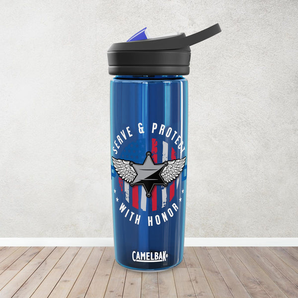 Police U.S. Flag | CamelBak Eddy® Water Bottle, 20oz\25oz
