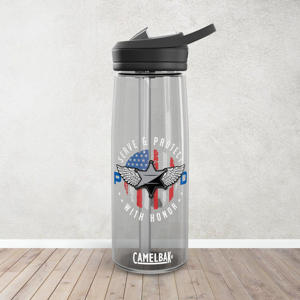 Police U.S. Flag | CamelBak Eddy® Water Bottle, 20oz\25oz
