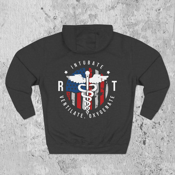 Respiratory Therapist U.S. Flag | Graphic Hoodie