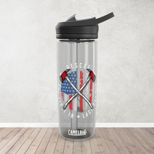 Fire Department U.S. Flag | CamelBak Eddy® Water Bottle, 20oz\25oz