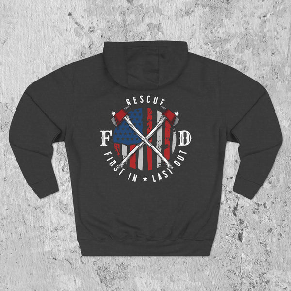 Fire Department U.S. Flag | Graphic Hoodie