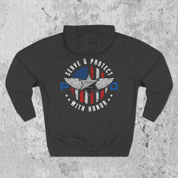 Police Department U.S. Flag | Graphic Hoodie