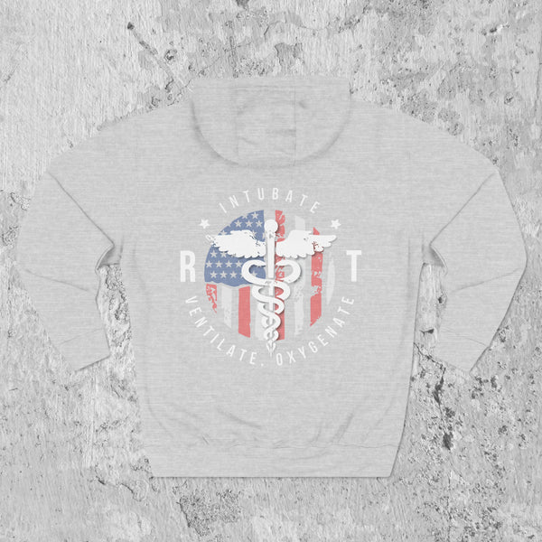 Respiratory Therapist U.S. Flag | Graphic Hoodie