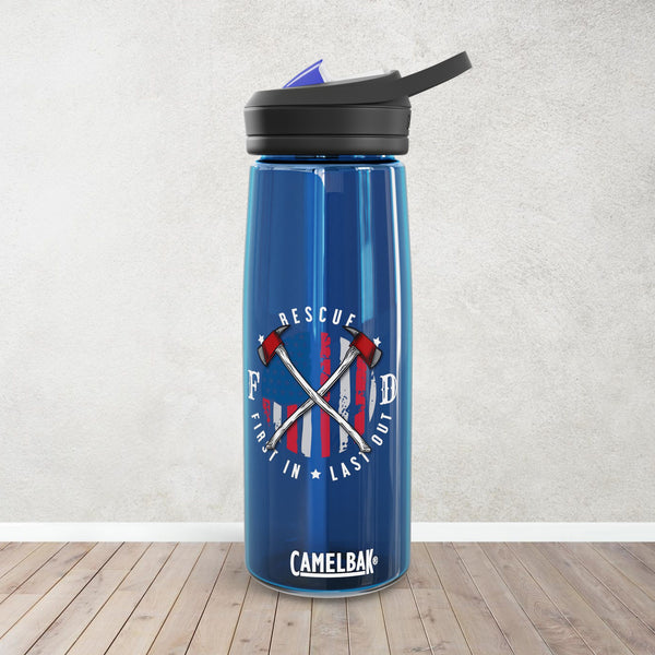 Fire Department U.S. Flag | CamelBak Eddy® Water Bottle, 20oz\25oz