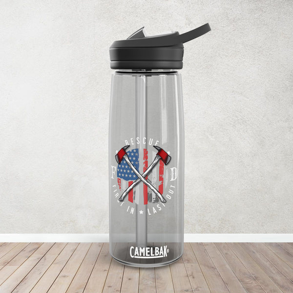 Fire Department U.S. Flag | CamelBak Eddy® Water Bottle, 20oz\25oz