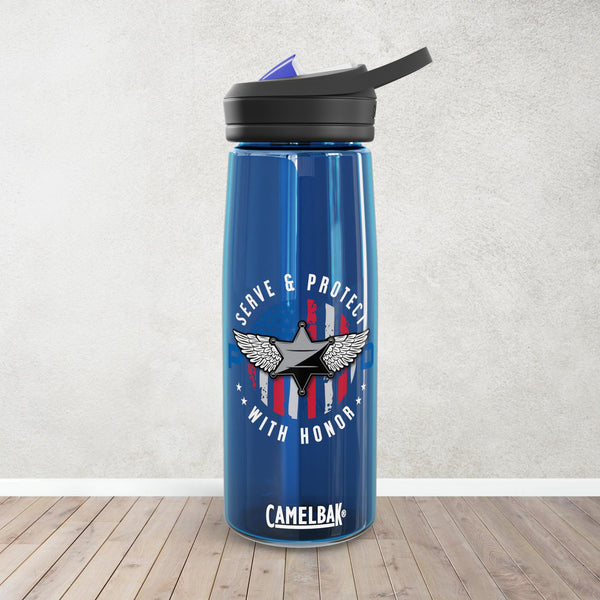 Police U.S. Flag | CamelBak Eddy® Water Bottle, 20oz\25oz