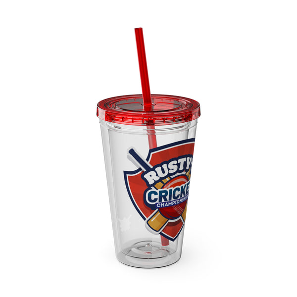 Rusty's Cricket Sunsplash Tumbler with Straw, 16oz