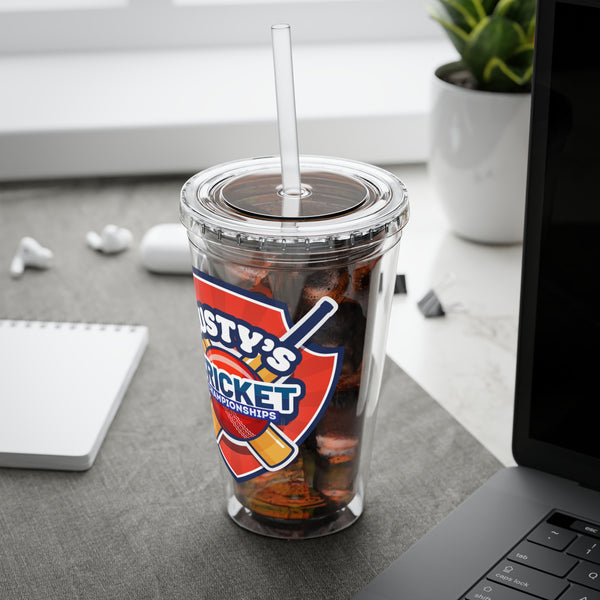 Rusty's Cricket Sunsplash Tumbler with Straw, 16oz