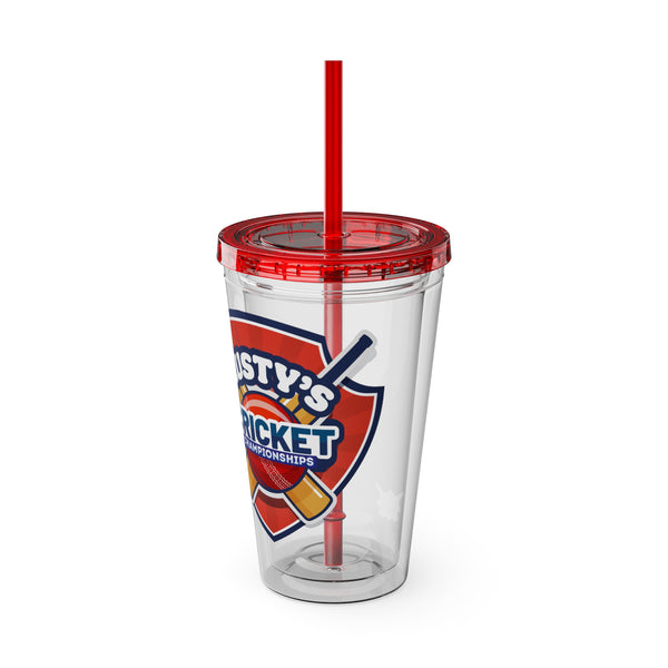 Rusty's Cricket Sunsplash Tumbler with Straw, 16oz