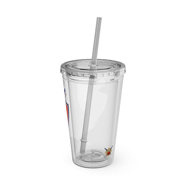 Rusty's Cricket Sunsplash Tumbler with Straw, 16oz