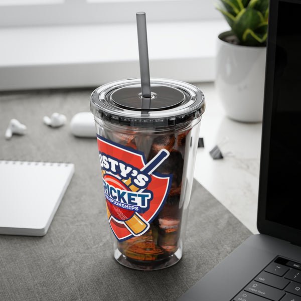 Rusty's Cricket Sunsplash Tumbler with Straw, 16oz
