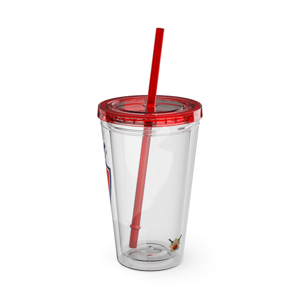 Rusty's Cricket Sunsplash Tumbler with Straw, 16oz