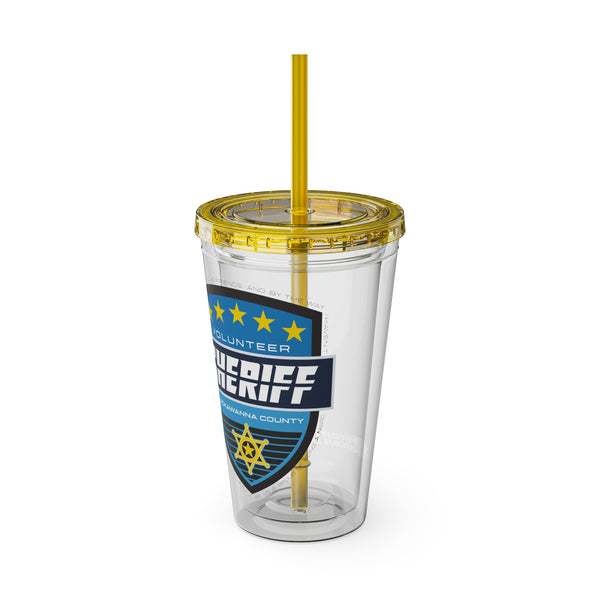 Lackawanna Sheriff  Sunsplash Tumbler with Straw, 16oz