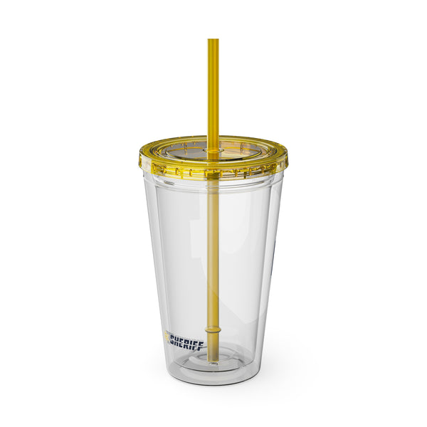 Lackawanna Sheriff  Sunsplash Tumbler with Straw, 16oz