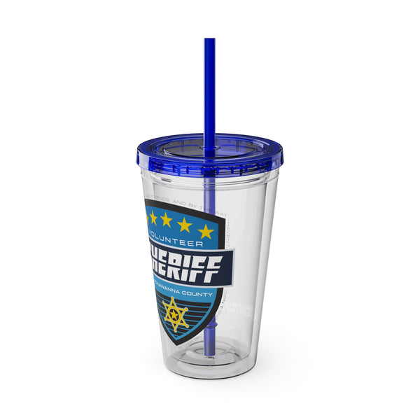 Lackawanna Sheriff  Sunsplash Tumbler with Straw, 16oz
