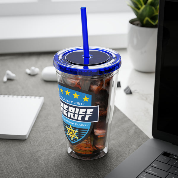 Lackawanna Sheriff  Sunsplash Tumbler with Straw, 16oz