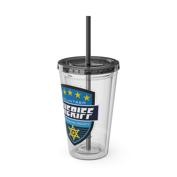 Lackawanna Sheriff  Sunsplash Tumbler with Straw, 16oz