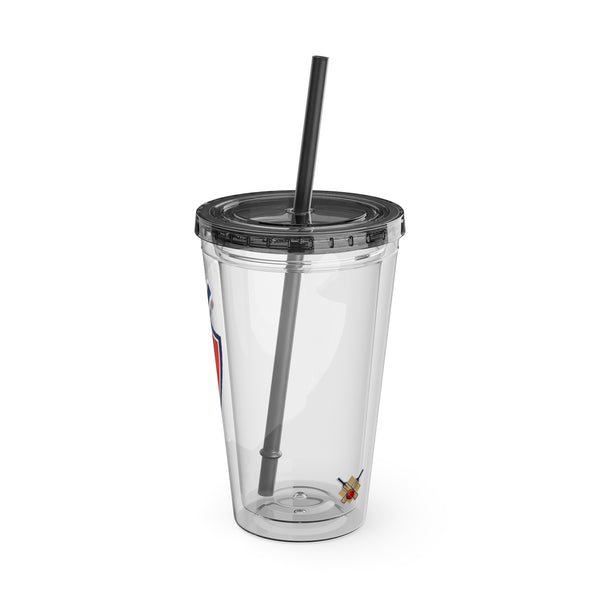 Rusty's Cricket Sunsplash Tumbler with Straw, 16oz