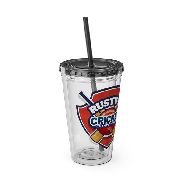 Rusty's Cricket Sunsplash Tumbler with Straw, 16oz