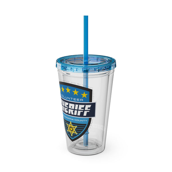 Lackawanna Sheriff  Sunsplash Tumbler with Straw, 16oz