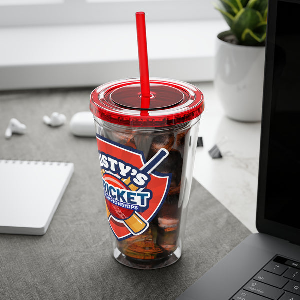 Rusty's Cricket Sunsplash Tumbler with Straw, 16oz