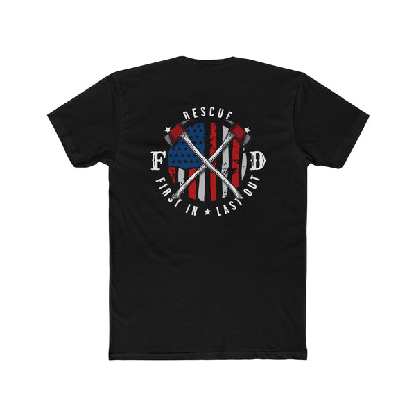 Fire Department U.S. Flag  | Graphic Tee