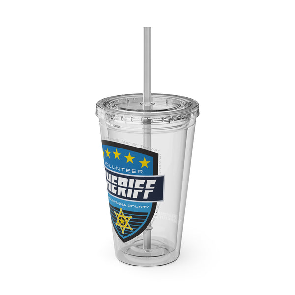 Lackawanna Sheriff  Sunsplash Tumbler with Straw, 16oz