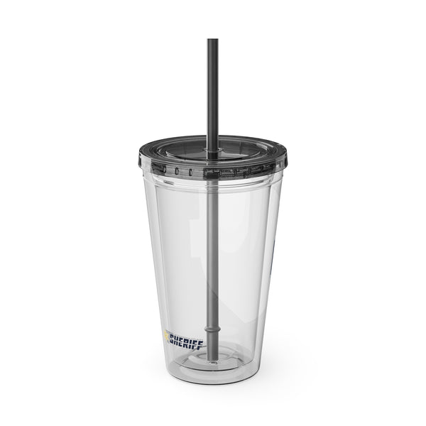 Lackawanna Sheriff  Sunsplash Tumbler with Straw, 16oz