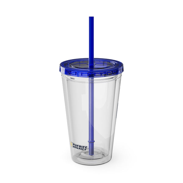 Lackawanna Sheriff  Sunsplash Tumbler with Straw, 16oz