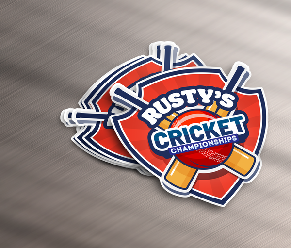 Rusty's Cricket Championships (Bluey) Sticker